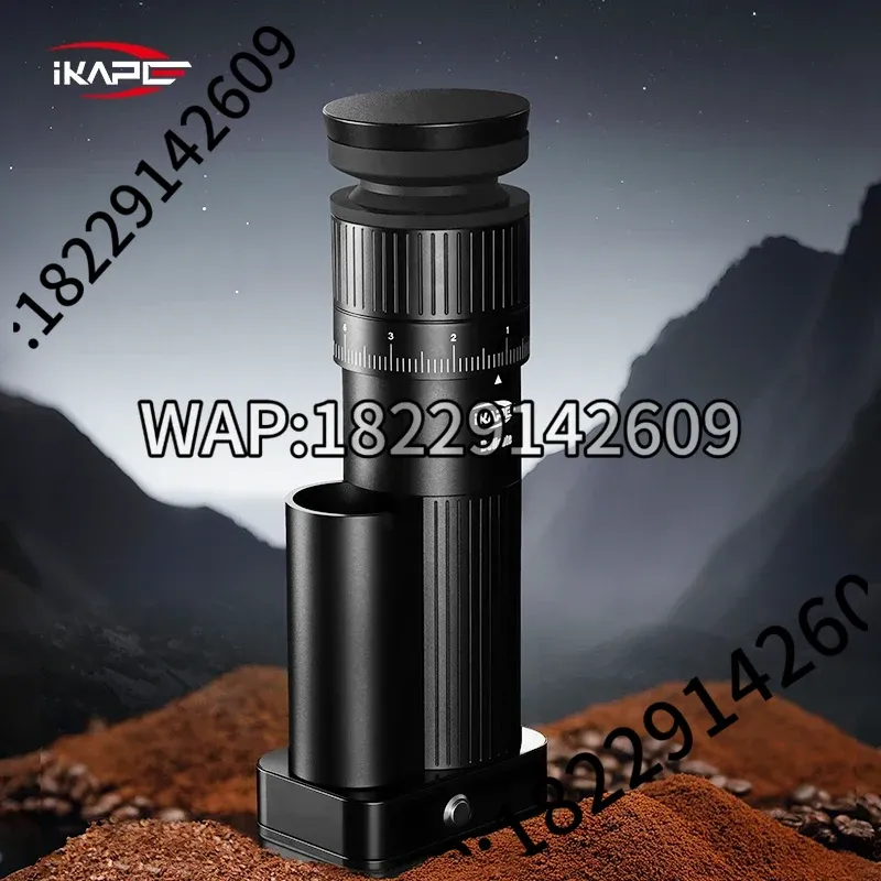 Coffee Bean Grinder Electric - IKAPE Electric Coffee Grinder,Adjustable Burr Mill,48mm