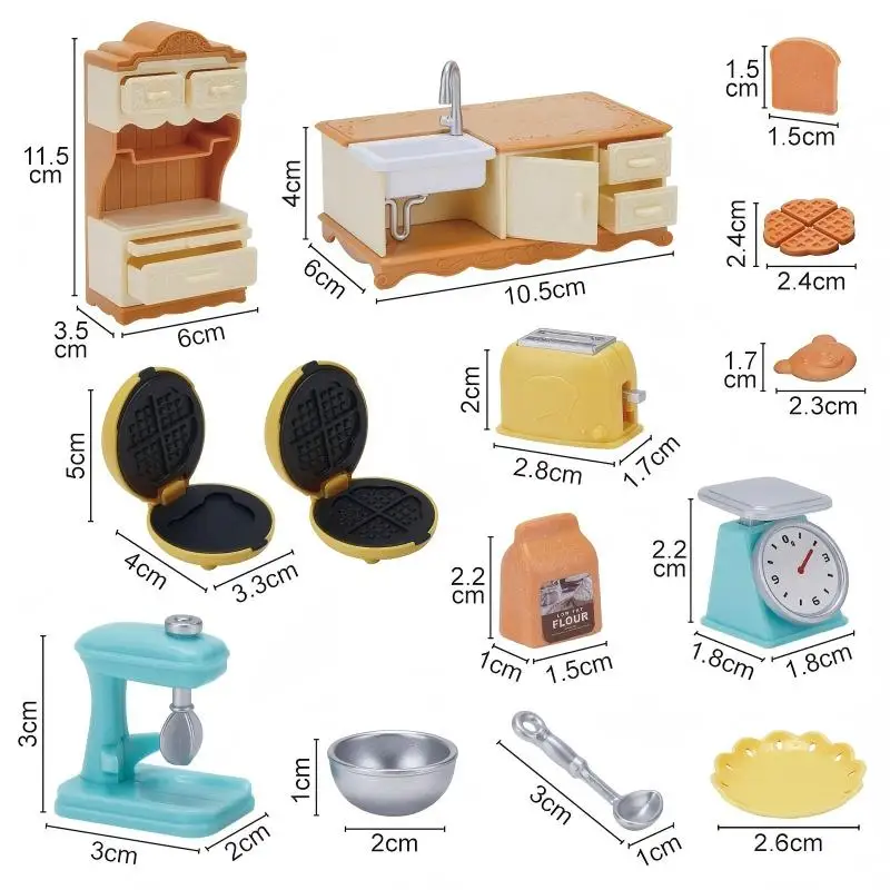 1:12 Dollhouse Miniature Furni - Small Appliances recension och pris